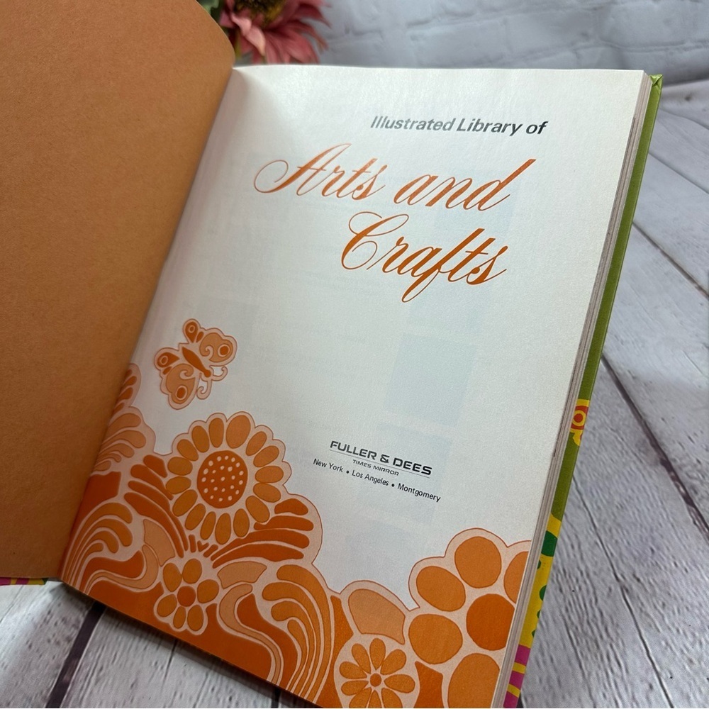 vintage retro 1974 LeeWards Illustrated Library of Arts and Crafts Book vol 4 - Picture 5 of 8